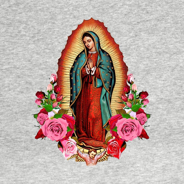 Our Lady of Guadalupe Virgin Mary by Cabezon